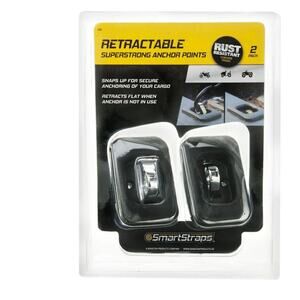 SmartStraps Pop up Anchor Points Light Duty Chrome 220 Rust Resistant 2 Pack